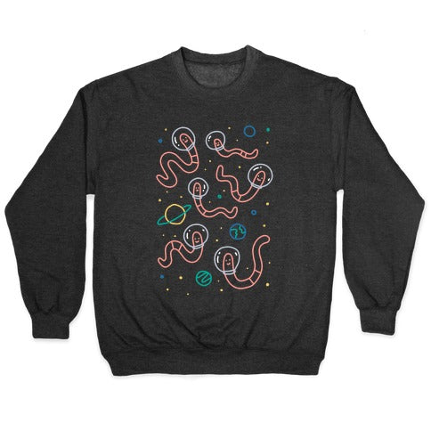 Worms In Space Crewneck Sweatshirt